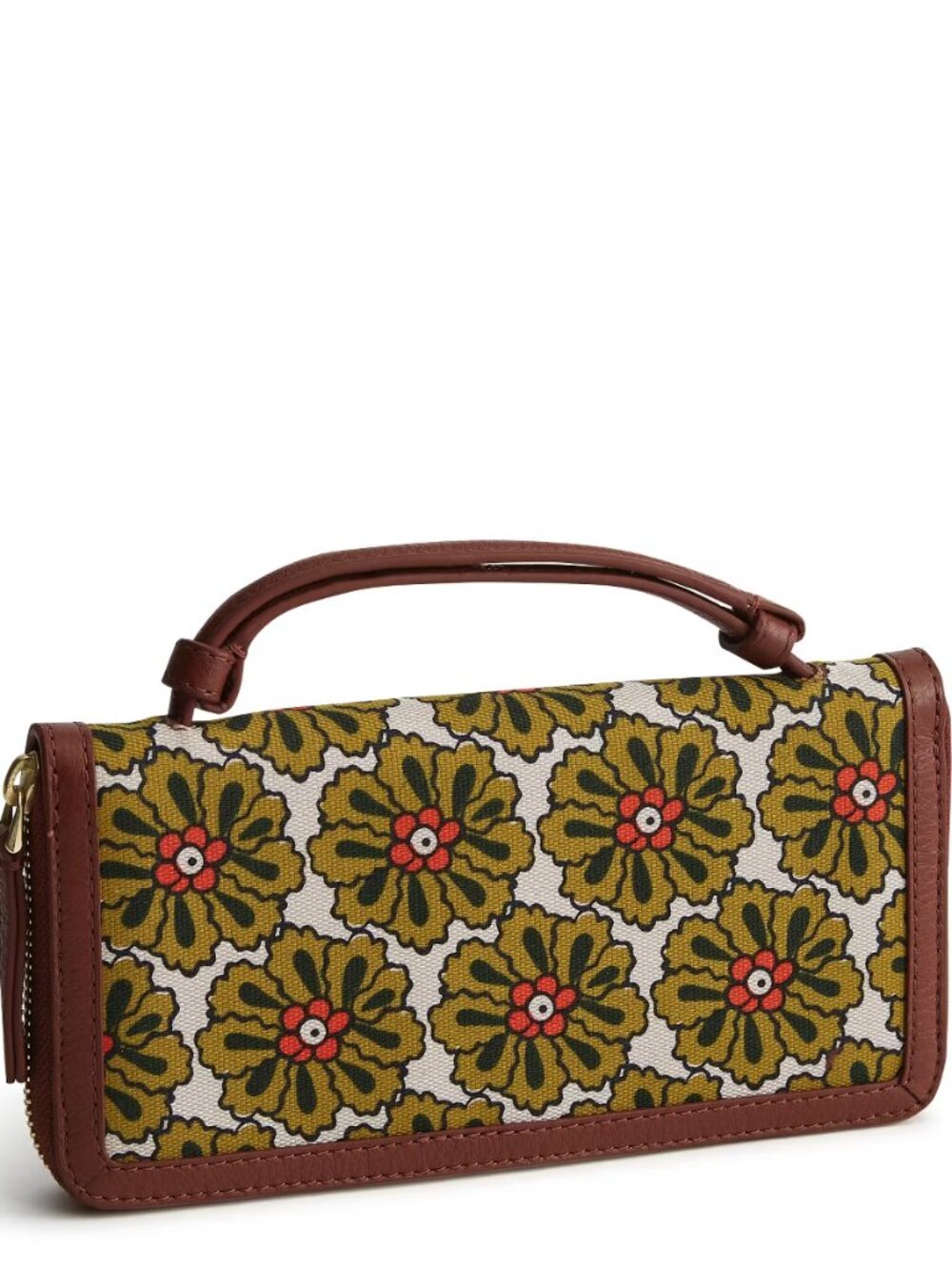 Vera Bradley Pinwheels Accordion Wristlet in Oxford Canvas/NWT